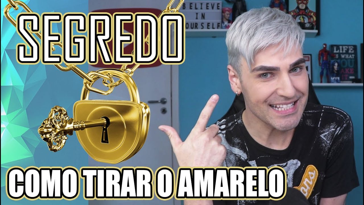 COMO PLATINAR O CABELO EM CASA TIRANDO TODO O AMARELO? ⚡️ BORA DEIXAR IGUAL O MEU? 🤩| PROVA URB