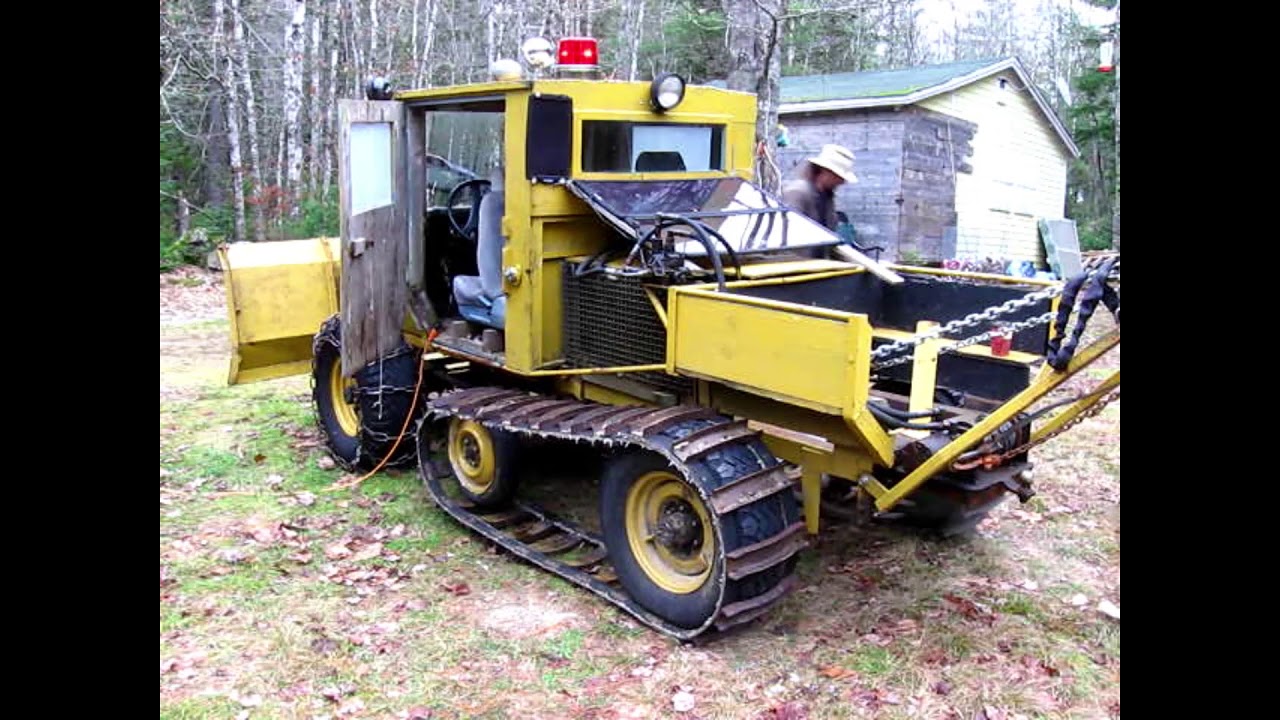 Mike's FrankenPlow 3 - Homemade DIY Half-Track - Forwarder