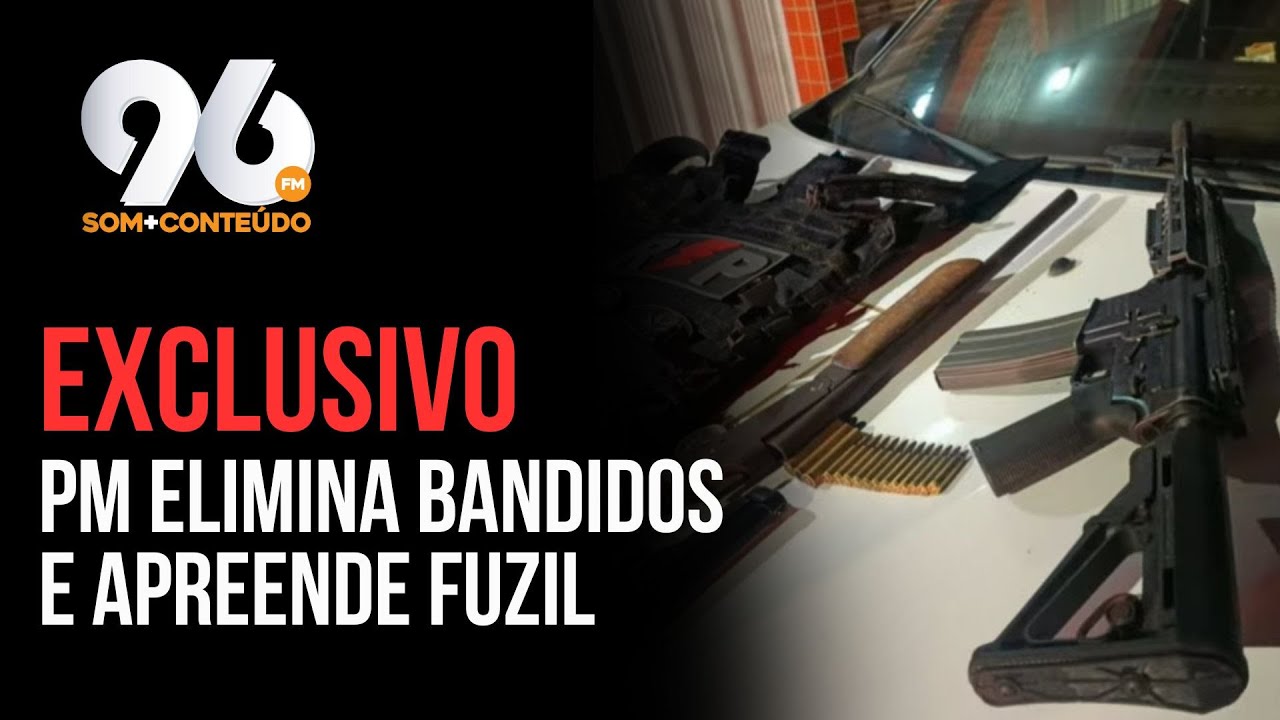 PM NEUTRALIZA CRIMINOSOS QUE ESTAVAM COM FUZIL EM AREIA BRANCA