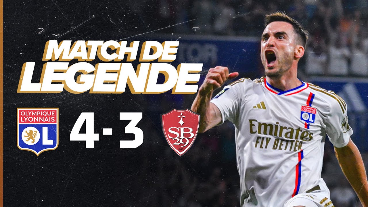 Une folle remontada : OL-Brest 4-3 (2024)