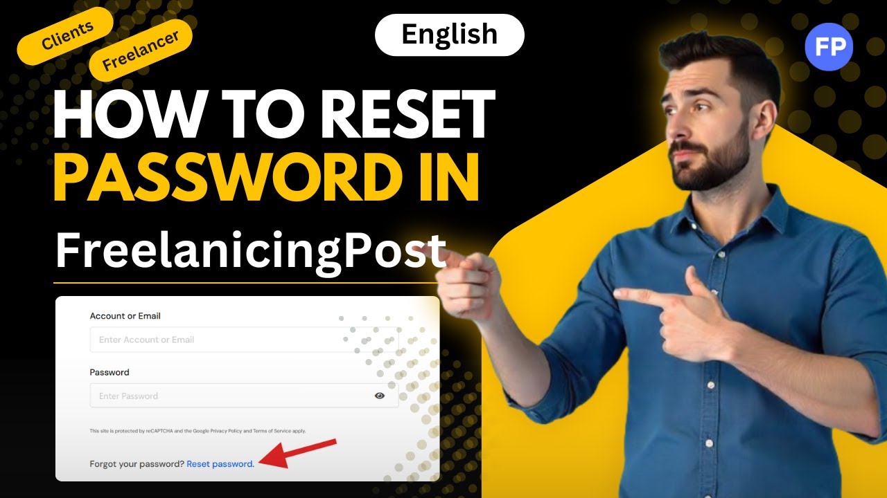 How to Reset Password of FreelancingPost | How to Forget Password of FreelancingPost in Engliah
