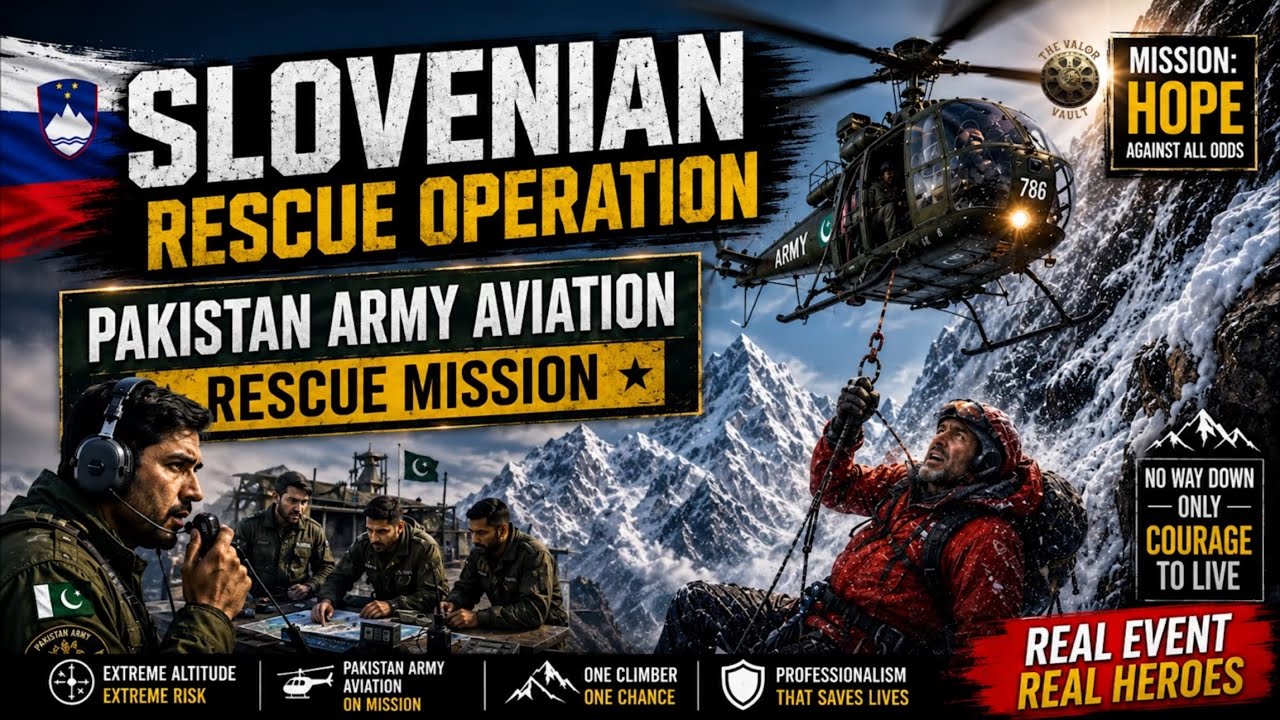 Slovenian Rescue Mission: Heroic Rescue of Tomaž Homer by Pakistan Army Aviation | Full Documentary