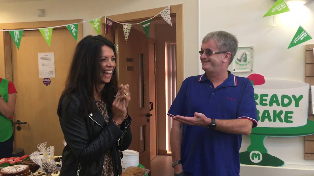 Patrick Aherne (brother of writer Caroline) Macmillan Info Support Centre Wythenshawe