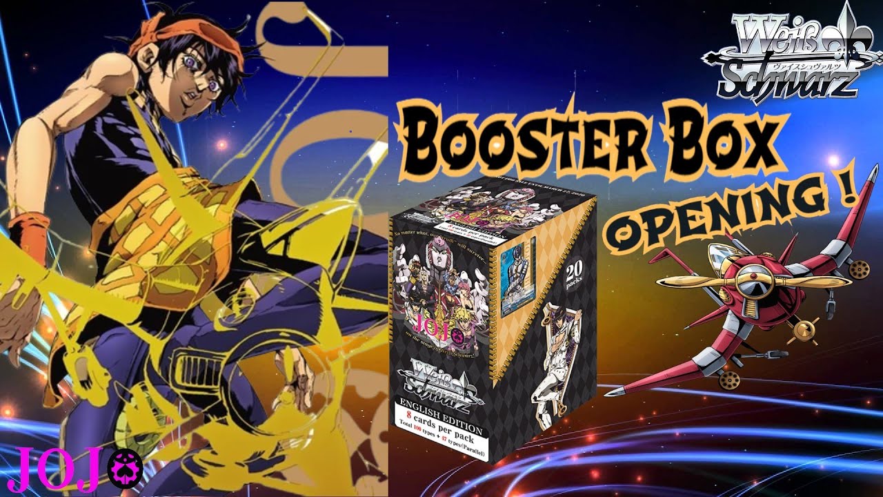 WE DID IT AGAIN 😱🔥!! JOJO'S BIZARRE ADVENTURE BOOSTER BOX OPENING WEISS SCHWARZ