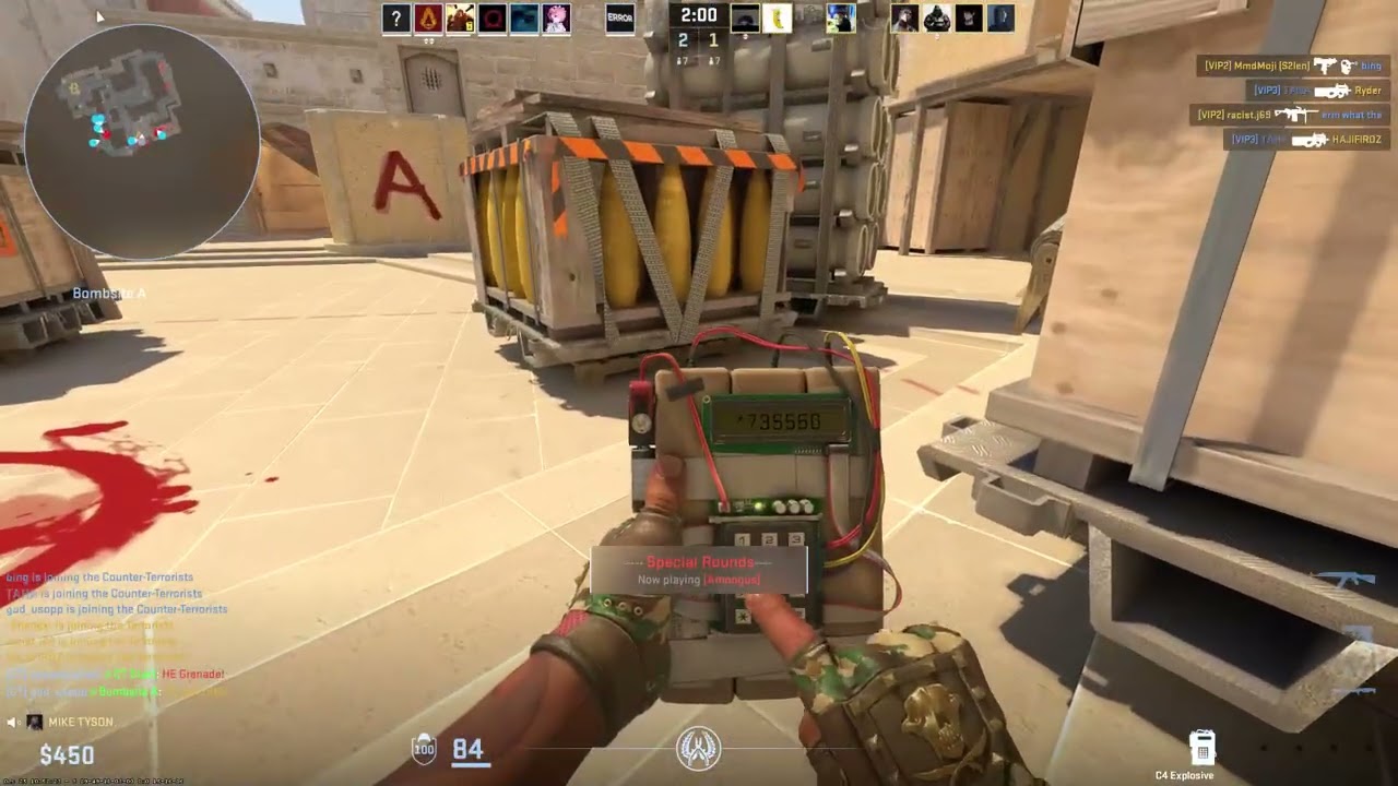 CS2 special round - Amoungus