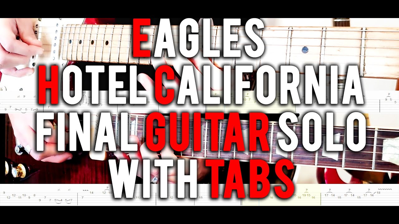 Hotel California Final Guitar Solo | Joe Santelli Solo Lesson Guitar Tutorial With Tabs