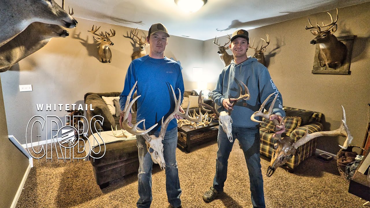 Eastern Kentucky Trophy Room Full of BIG KENTUCKY WHITETAILS! #WhitetailCribs