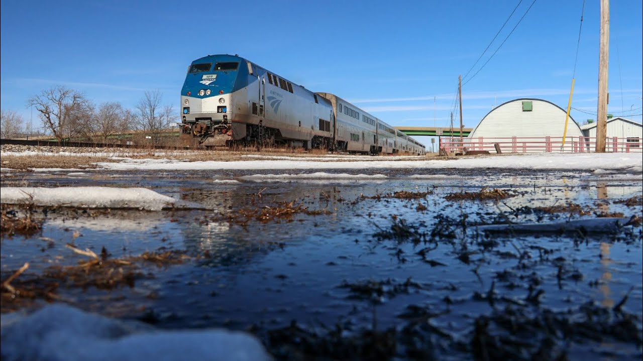 Melting Snow Railfanning 