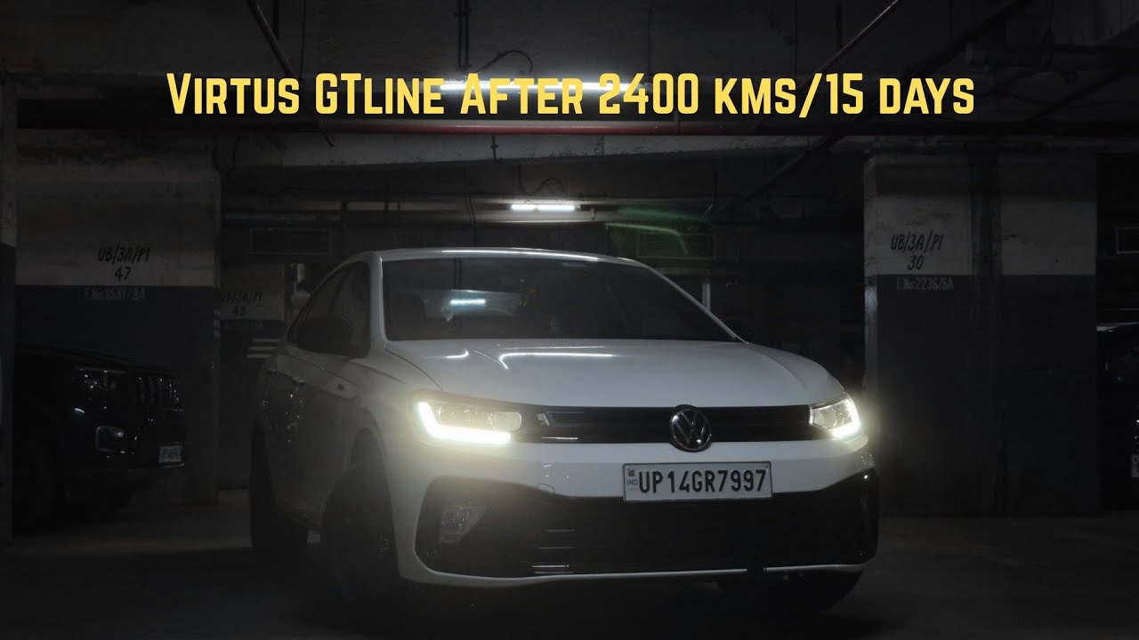 DROVE THE VIRTUS GTLINE 1.0L TSI 2400KMS IN 15 DAYS | MOST VFM MONEY VARIANT OF VIRTUS