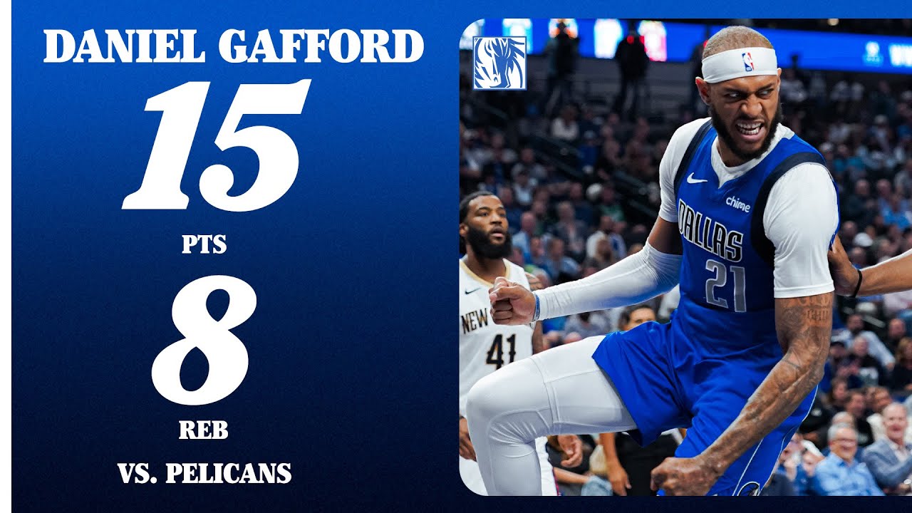 Daniel Gafford (15 PTS 8 REB) vs. New Orleans Pelicans | November 5, 2025