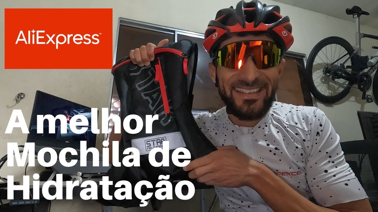 A melhor mochila de hidratação que comprei no ALIEXPRESS | CarlosBarroBike