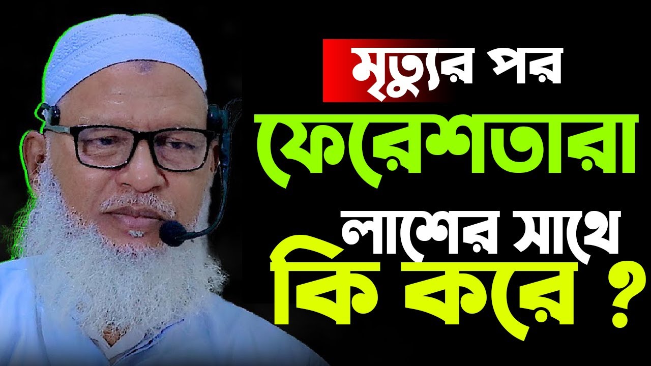 মৃত্যুর পর ফেরেশতারা লাশের সাথে কি করে ? || মাওলানা মোজাম্মেল হক বরিশাল | mozammel haque barisal waz