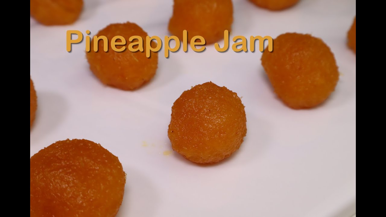 Pineapple Jam Recipe for Pineapple Tarts. Easy recipe.