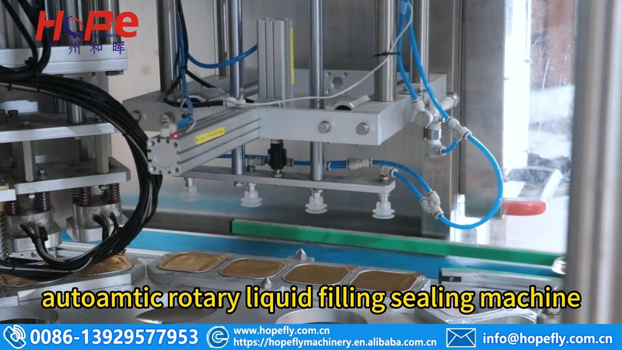automatic rotary liquid filling sealing machine
