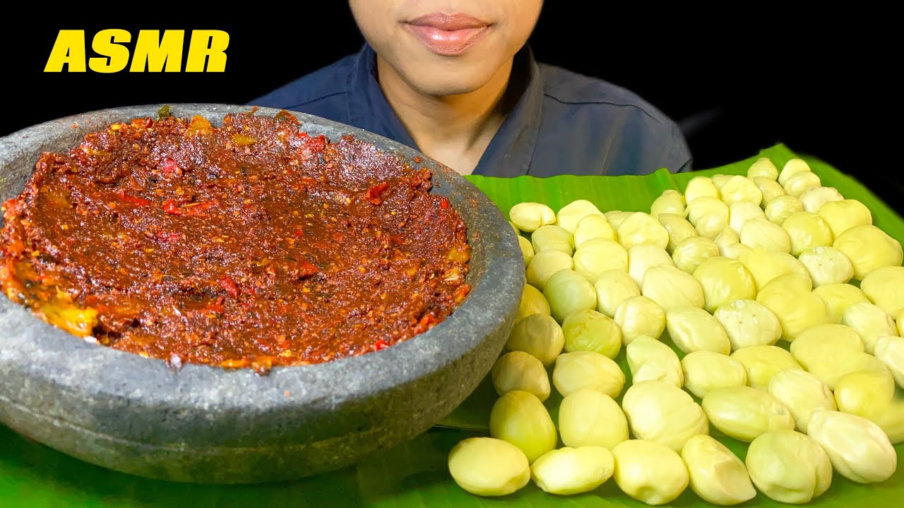 ASMR JENGKOL MUDA SAMBAL SEKEBON ⁉️ MUKBANG INDONESIA 