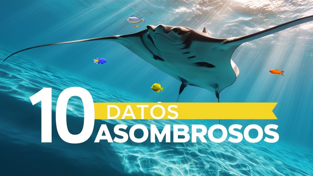 10 CURIOSIDADES de las MANTARRAYAS que no CREER&Aacute;S!