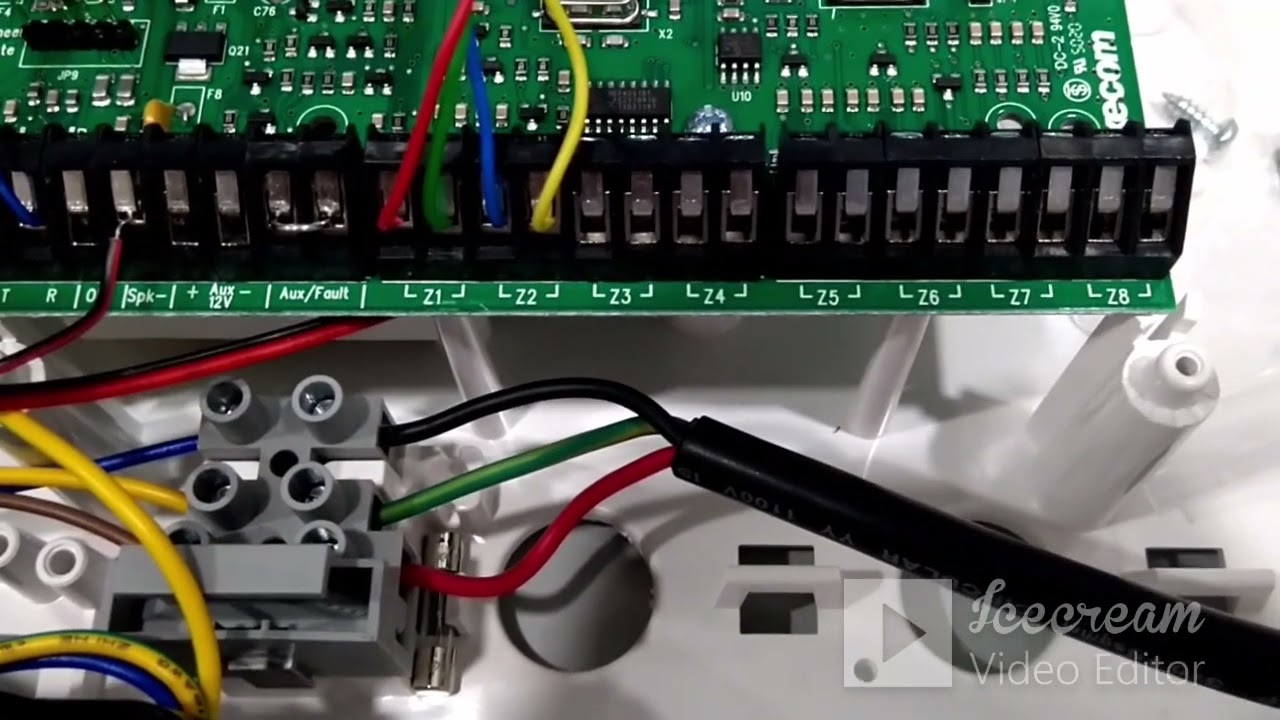 Texecom Elite 24 Panel Basic Wiring & Programming  Part 1