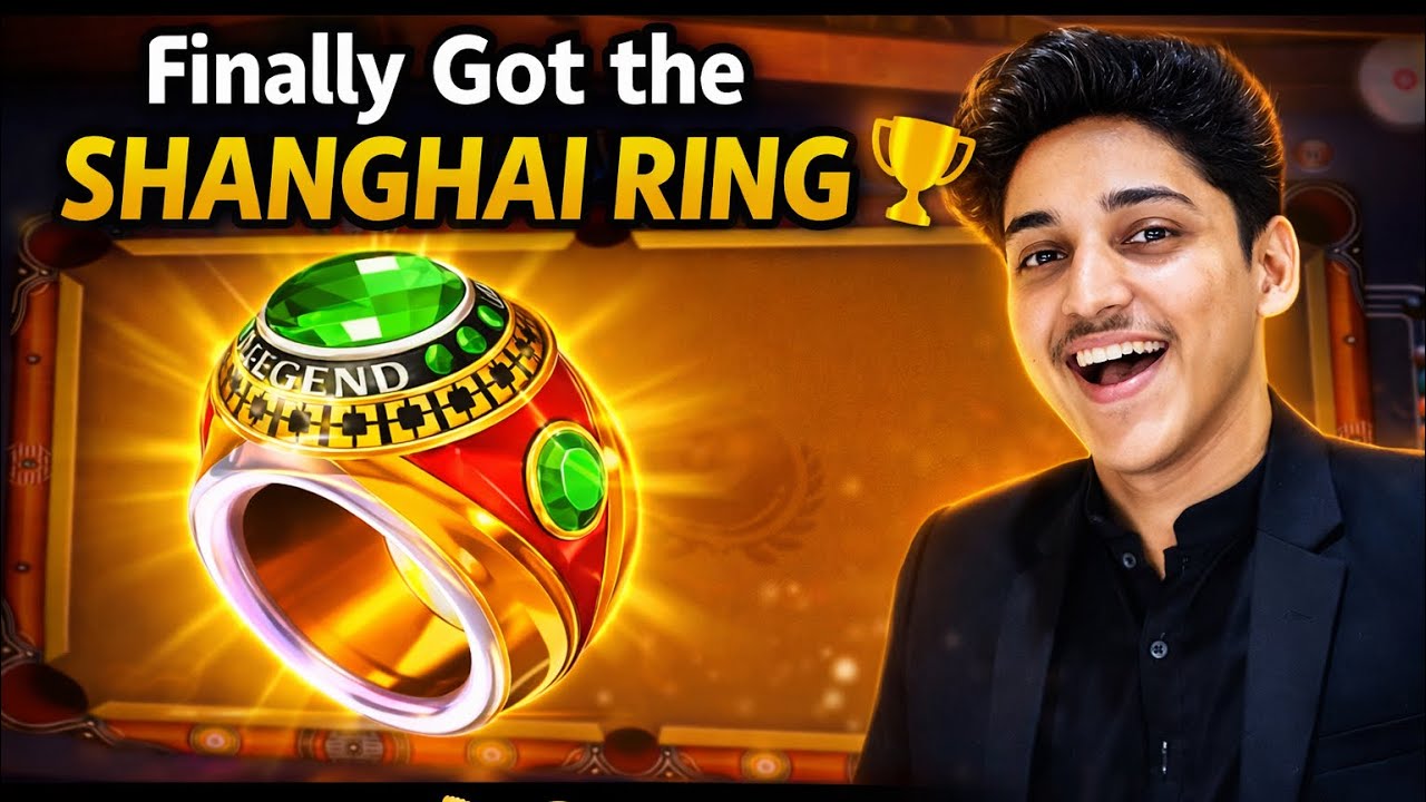  Finally Got the SHANGHAI RING 🏆 | Pure Skills 💪🏻😎| 8 Ball Pool