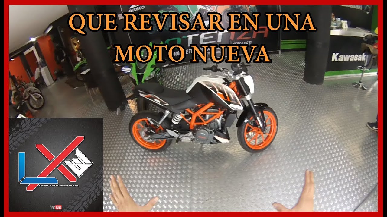 Que revisar en una MOTO NUEVA
