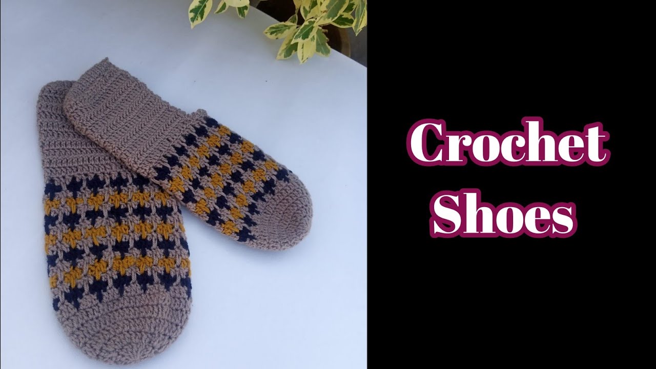 Crochet Shoes for Women | Crochet for absolute beginners | Crochet Tutorial