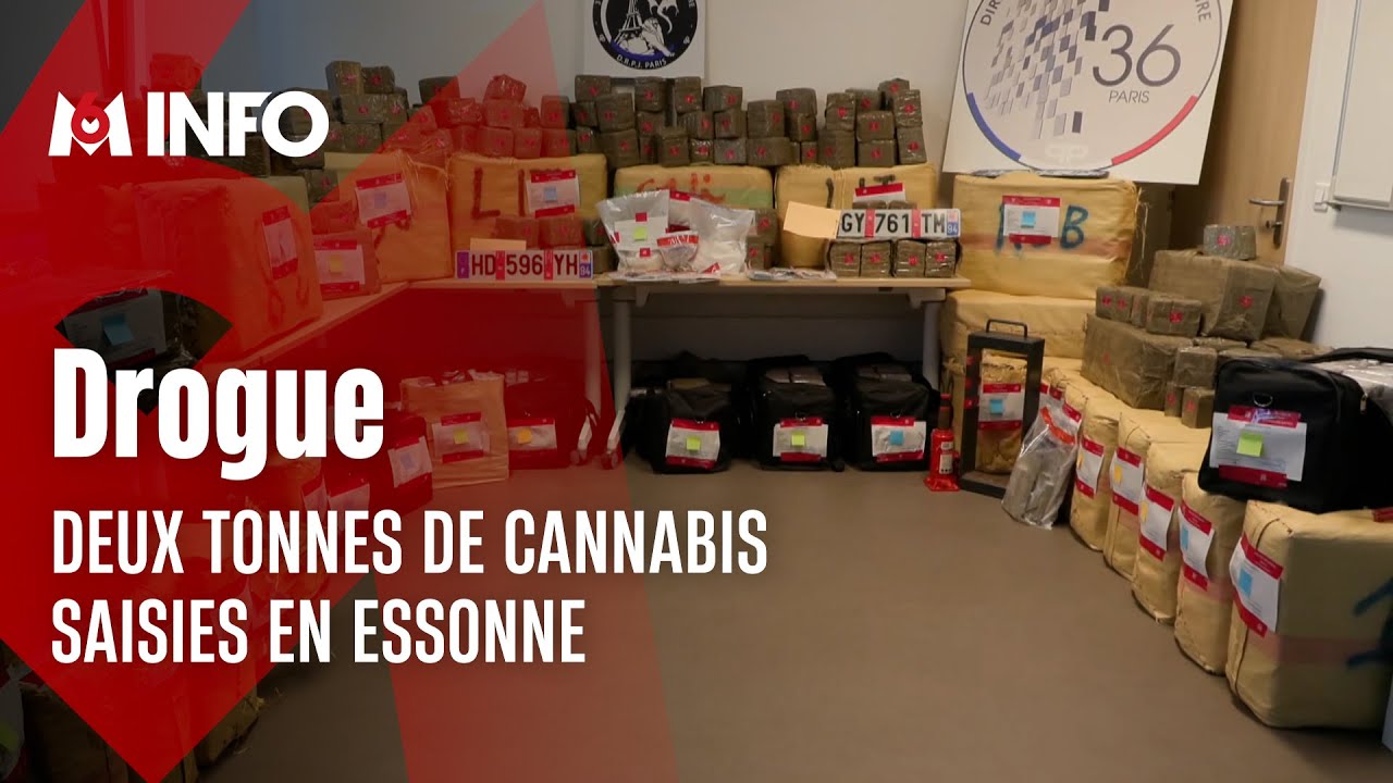 Deux tonnes de cannabis saisies en Essonne