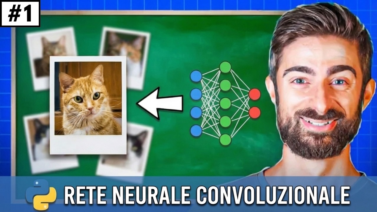 Crea una AI che RICONOSCE IL TUO GATTO! Corso Pytorch Reti Neurali a Convoluzione - Python AI