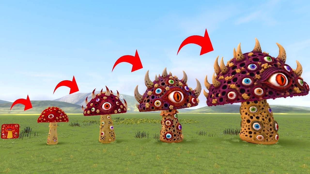 SIZE COMPARISON OF NEW ALL MUSHROOM CHASEY FROM DARK PALS THE 1ST FLOOR In Garry's Mod