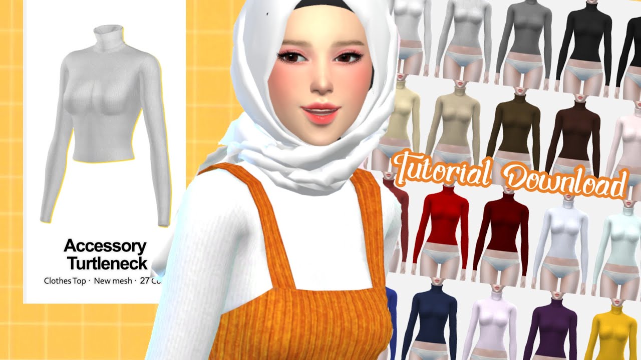 Tutorial Download  Mod Manset Untuk Hijab The Sims 4