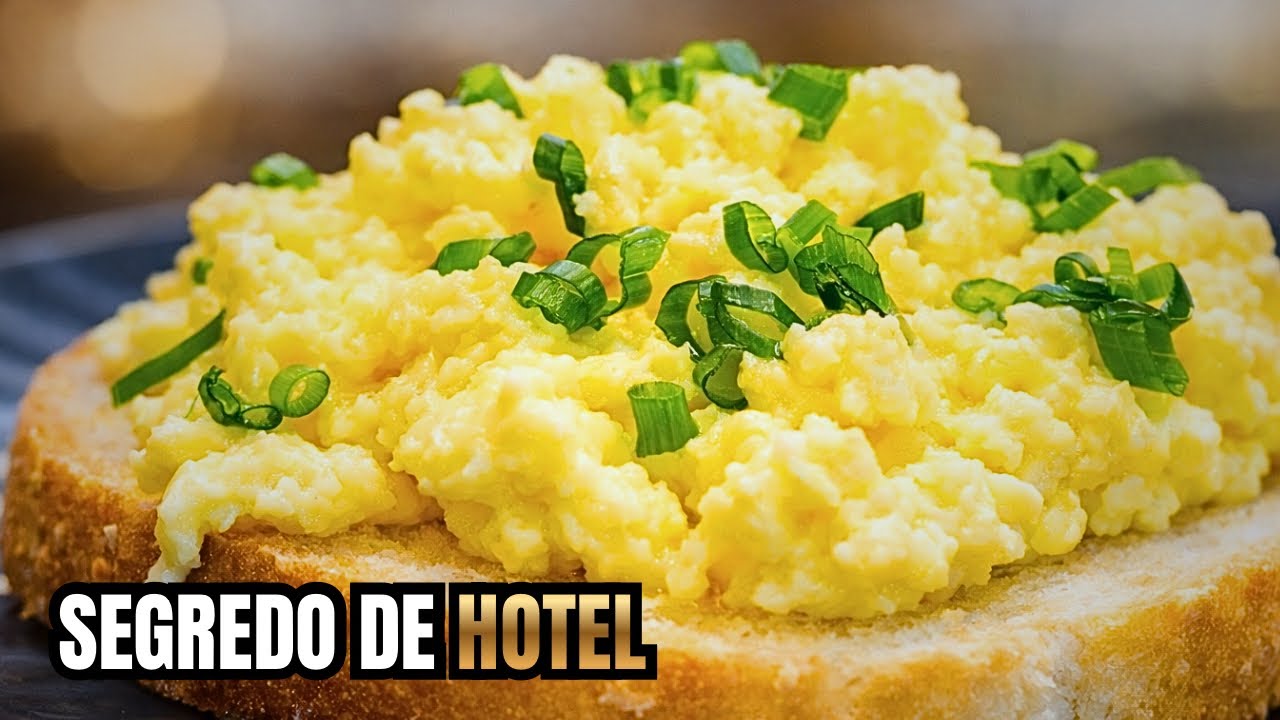Ninguém ACREDITA Que Ovo Mexido Fica Assim (Segredo de Hotel de Verdade)