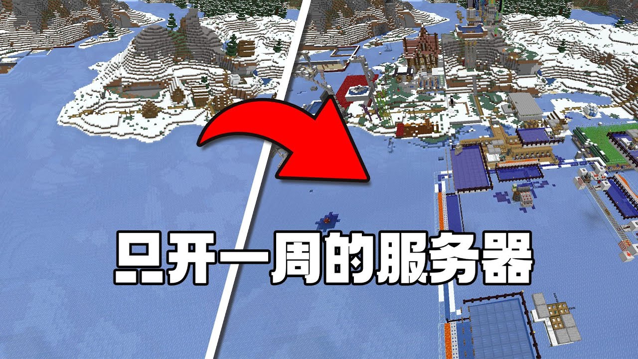 我開了一個壽命只有一週的Minecraft伺服器？