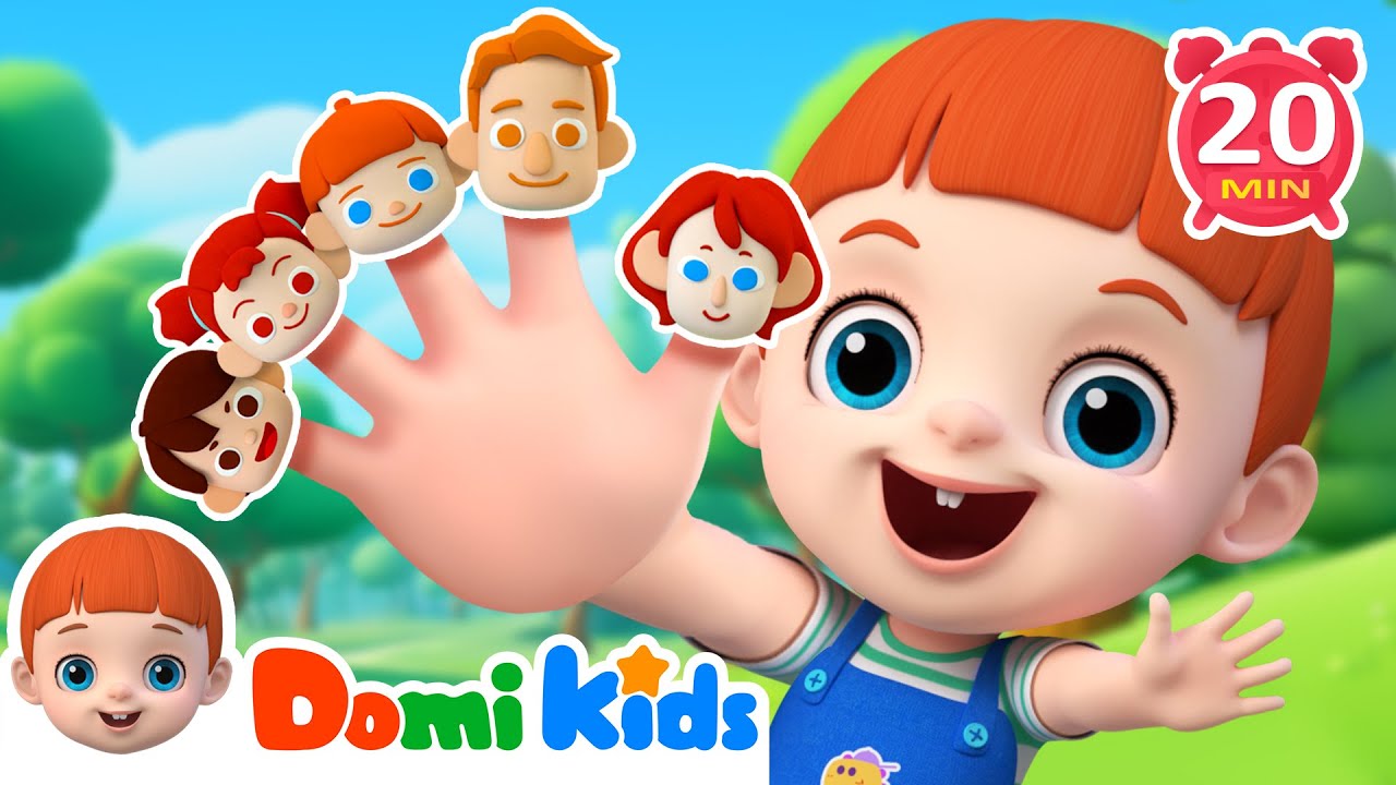 Finger Family & MORE | Let's Sing Along Domi Kids! | Fun Kids Songs & Nursery Rhymes