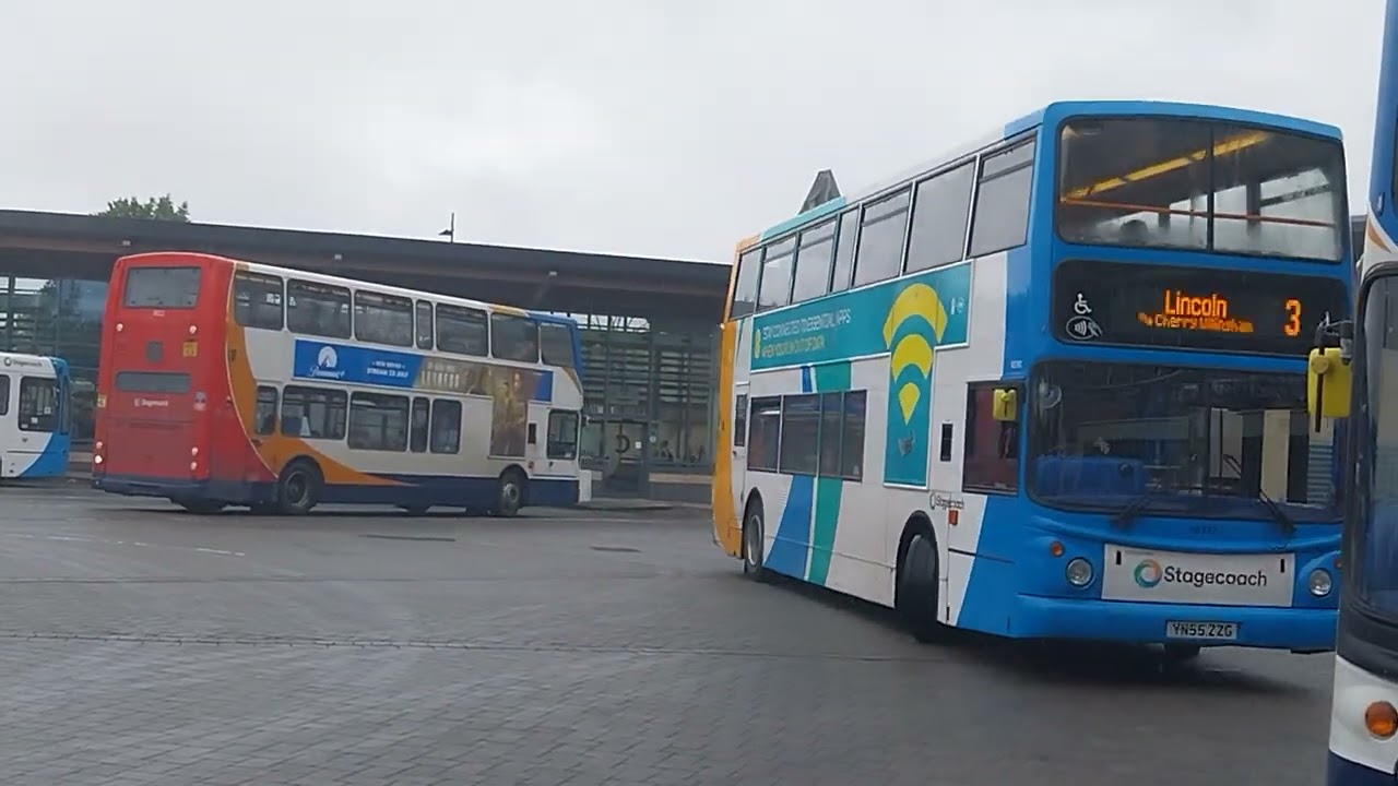 Lincoln Buses at Lincoln Bus Interchange 2 August 2023