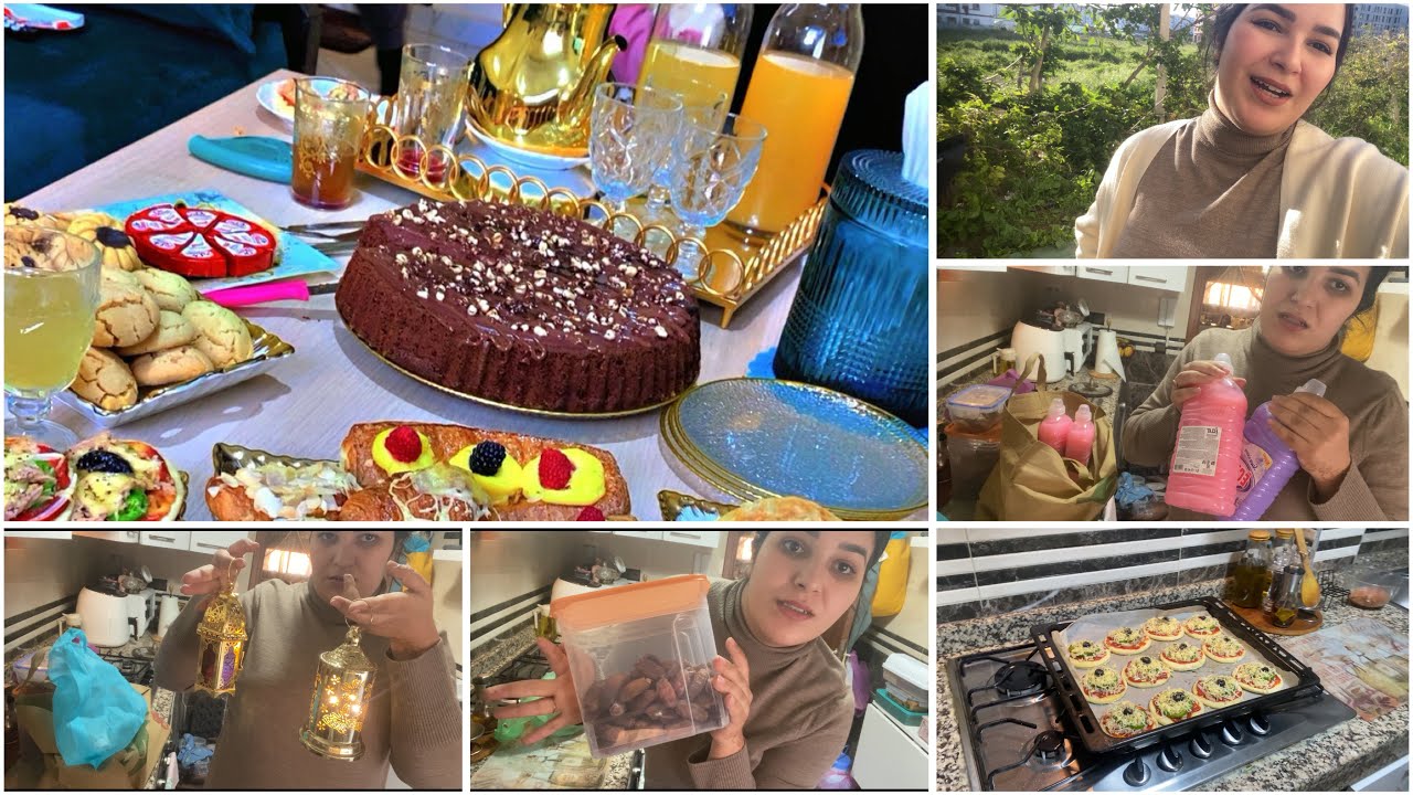 تجمعنا و مشينا كاملين نديرو واجب 🙏🏼شاركت معاكم تقديه لي بقات ليا فرمضان وعشيوتي 😍