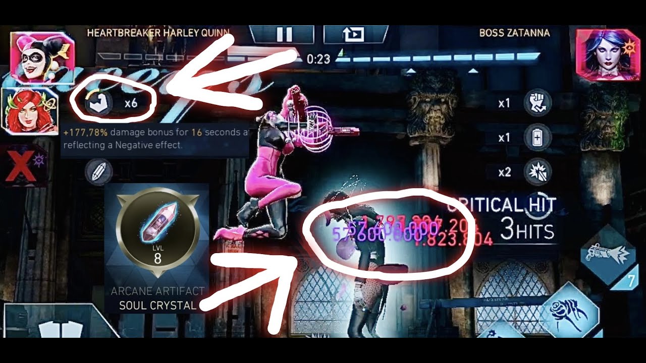 L8 SOUL CRYSTAL + HBHQ - 58MILLION DOT!! NO RAVEN - BOSS ZATANNA | This Is Magic| Injustice 2 Mobile