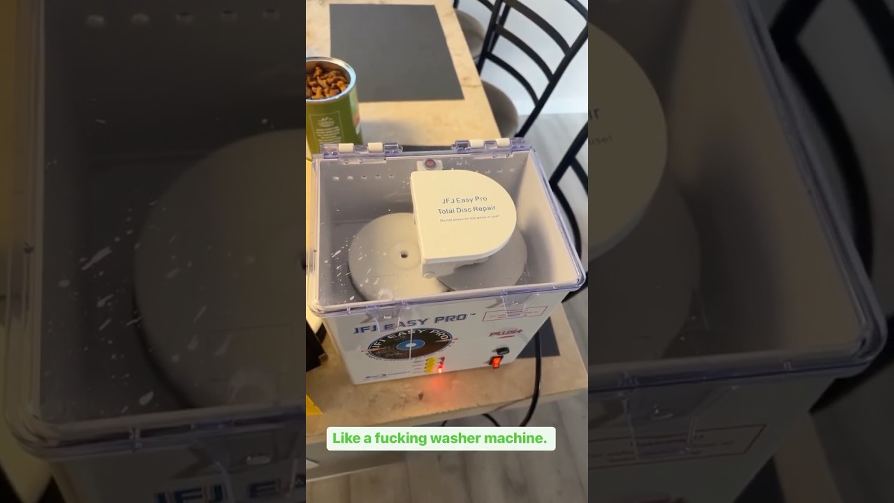 JFJ Easy Pro Disc Resurfacing Machine - Highly Recommend