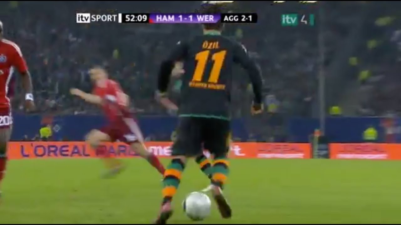 Mesut Özil vs Hamburger SV (Uefa Cup Semi-Final) Away 08-09 by Hristow
