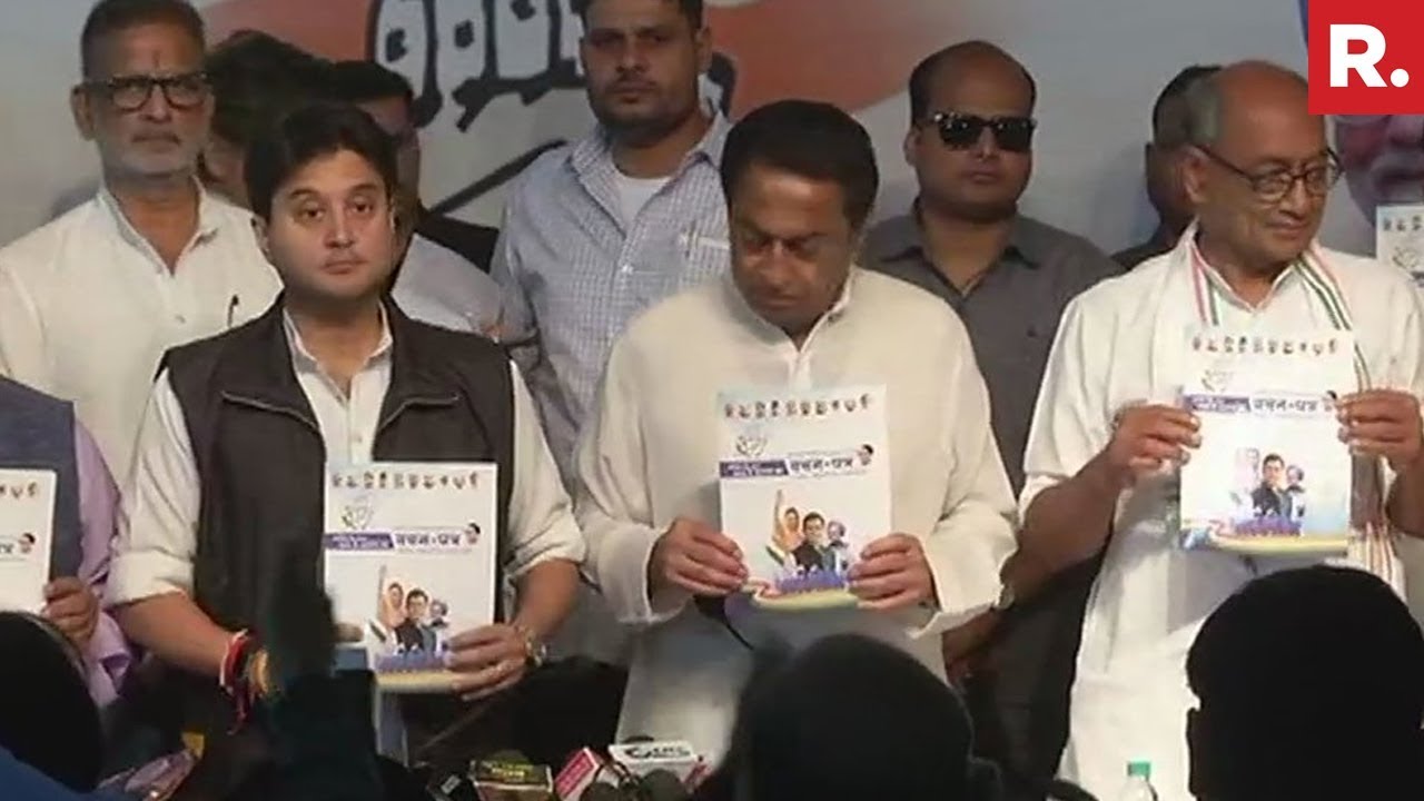 Congress Releases Manifesto For Madhya Pradesh Assembly Elections