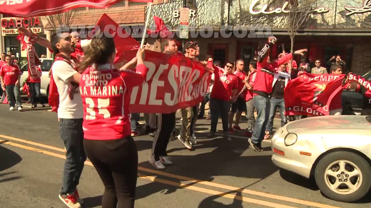 Festejos do título do Benfica paralisam Ferry Street