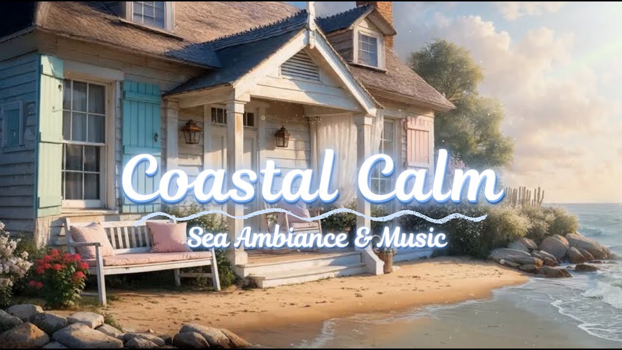 Coastal Calm | Relaxing Ocean Waves & Soft Ambient Music for Sleep & Focus