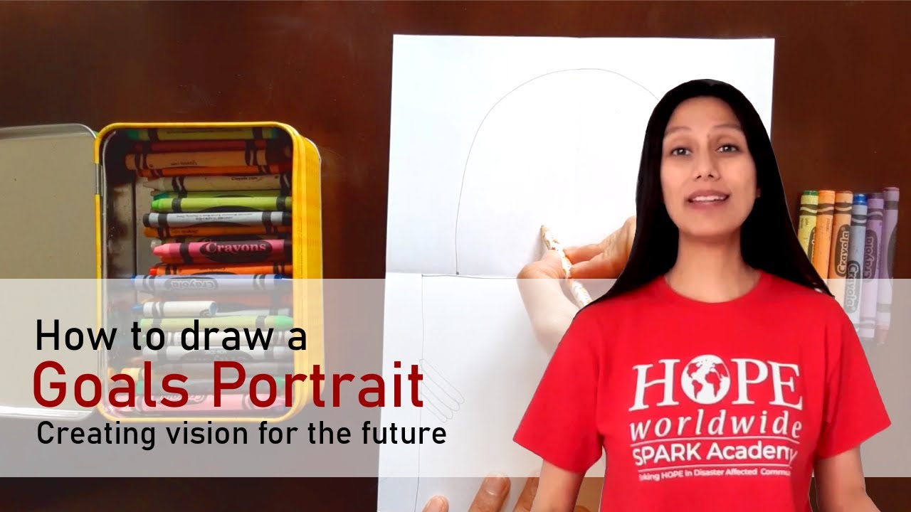 Focus on Your Goals Self-Portrait - Art for Resilience