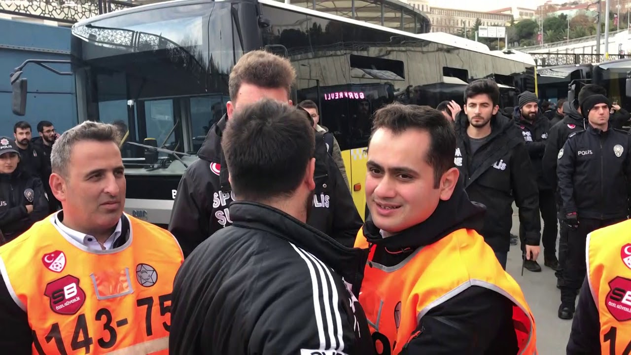 Beşiktaşlı taraftarların Fenerbahçe deplasman yolculuğu