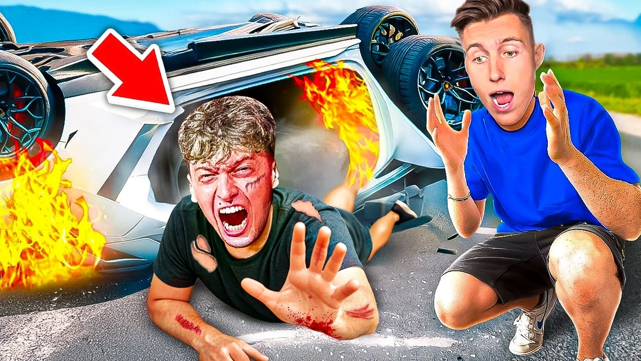 100 UNFÄLLE in 24 STUNDEN überleben! 💀 (schief gegangen)