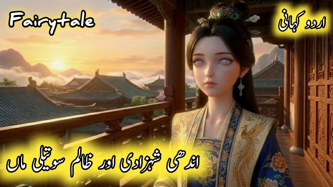 اندھی شہزادی اور ظالم سوتیلی ماں 😢 | New Urdu Fairytale | Urdu Story | #moralstory #fairytalesstory