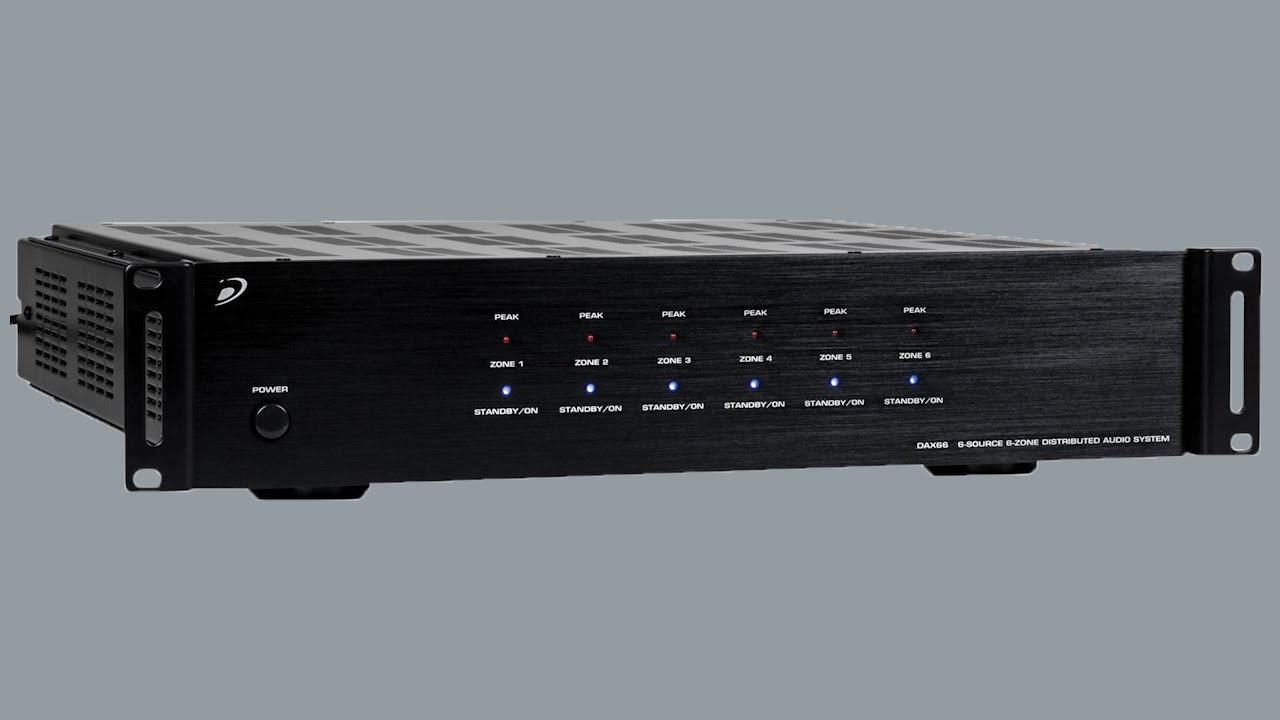 Dayton Audio DAX66 6-Source 6-Room Distributed Audio System
