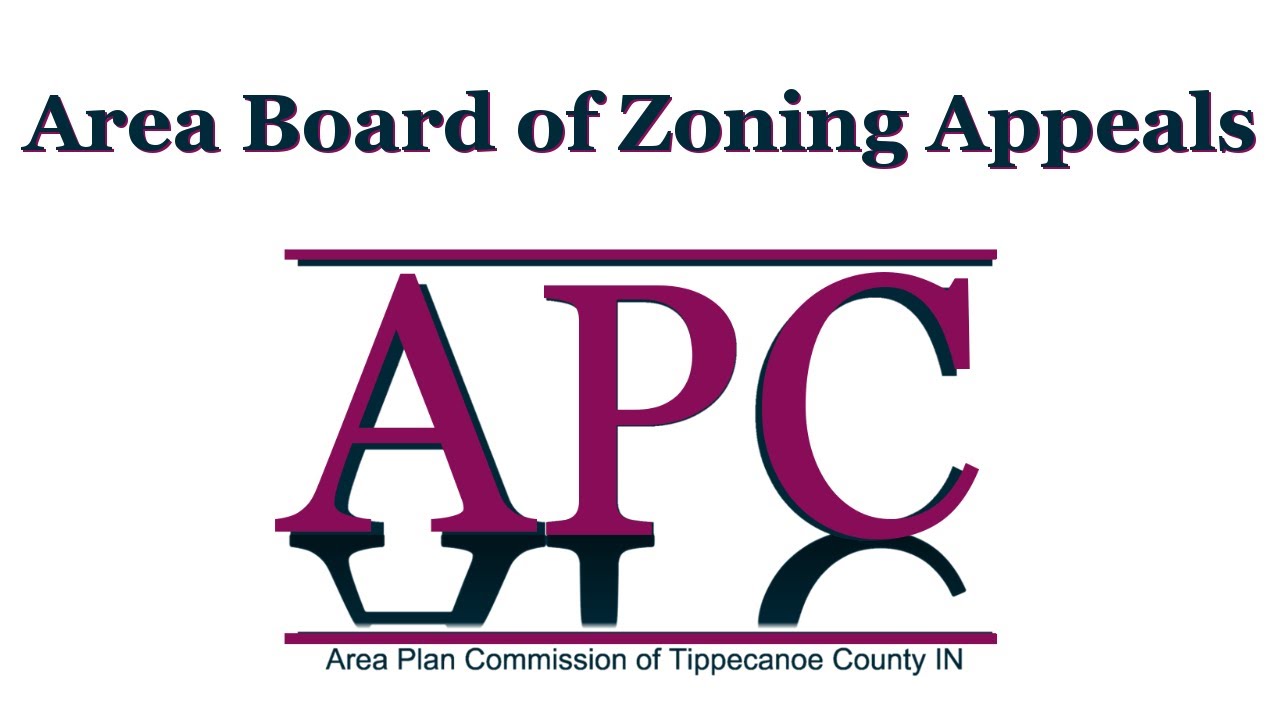 Tippecanoe County, Indiana Area Board of Zoning Appeals Meeting 2025 12 03