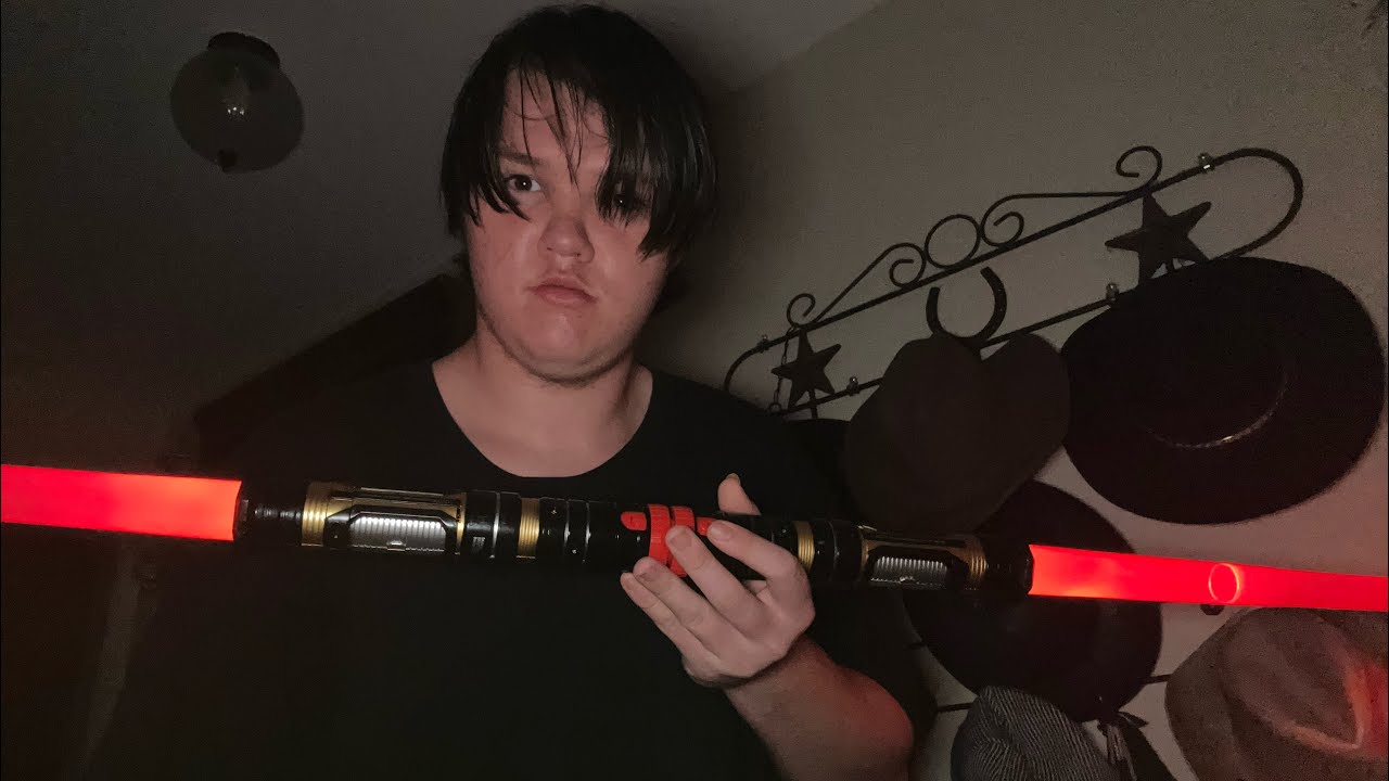 Using My Darth Maul Lightsaber At Night… Again!!!