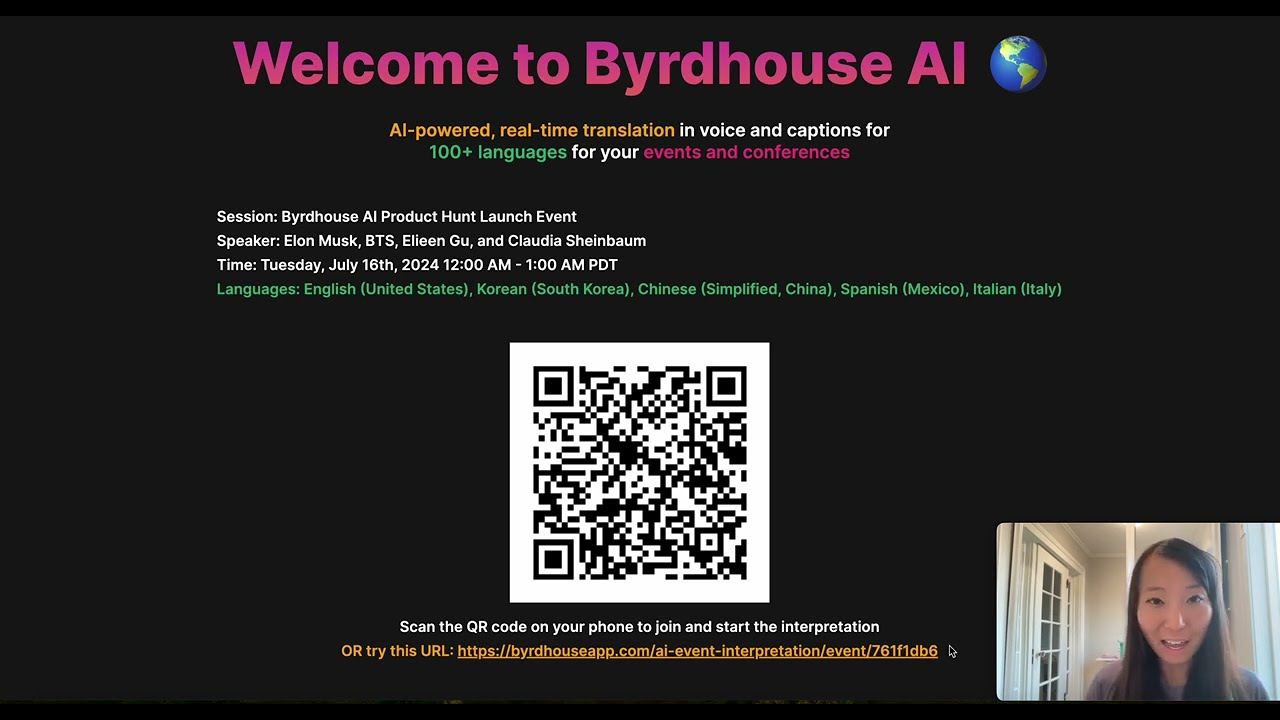 Real-time Voice Translation by Byrdhouse AI