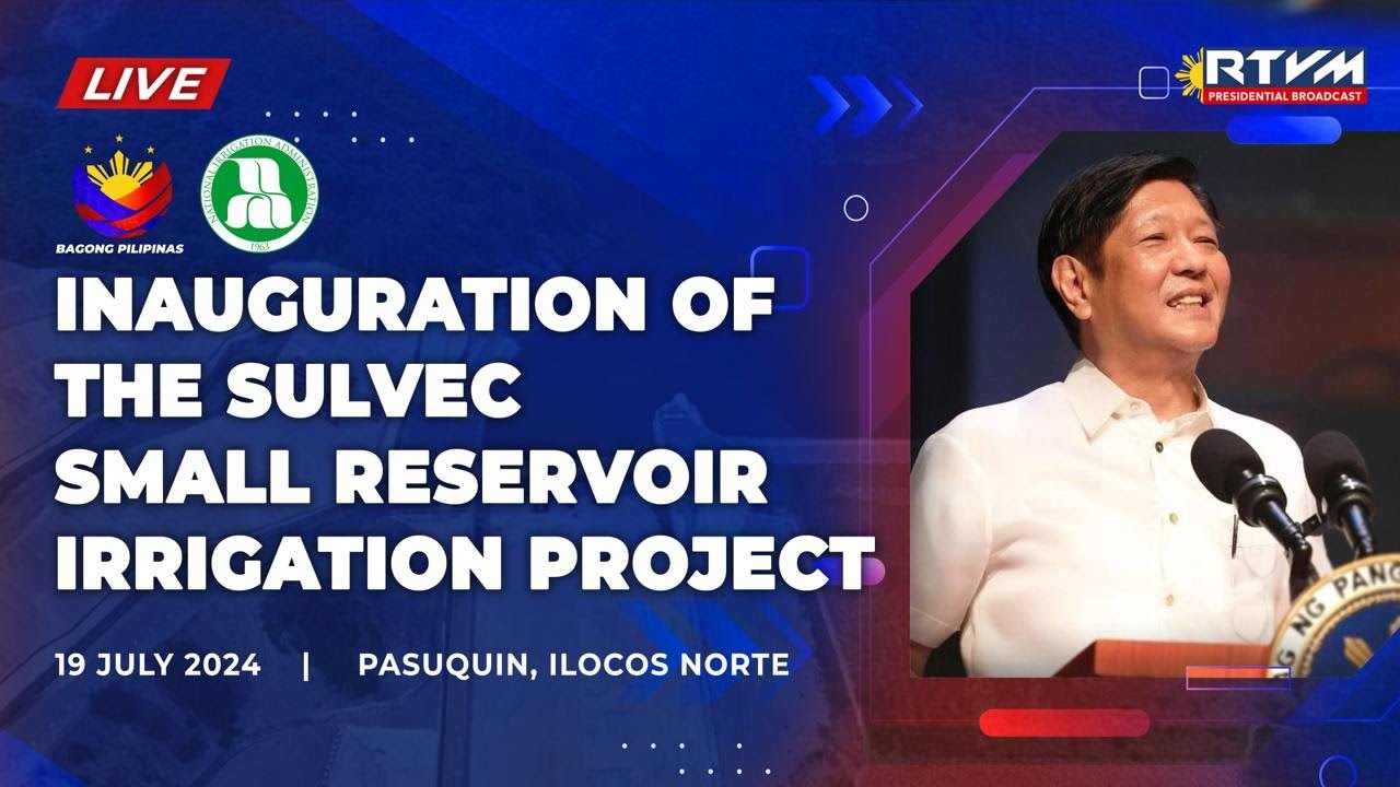 Inauguration of the Sulvec Small Reservoir Irrigation Project 07/19/2024