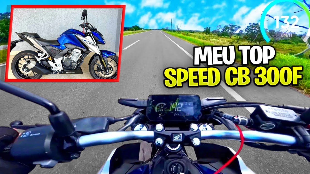 MEU TOP SPEED HONDA CB 300F TWISTER 2026