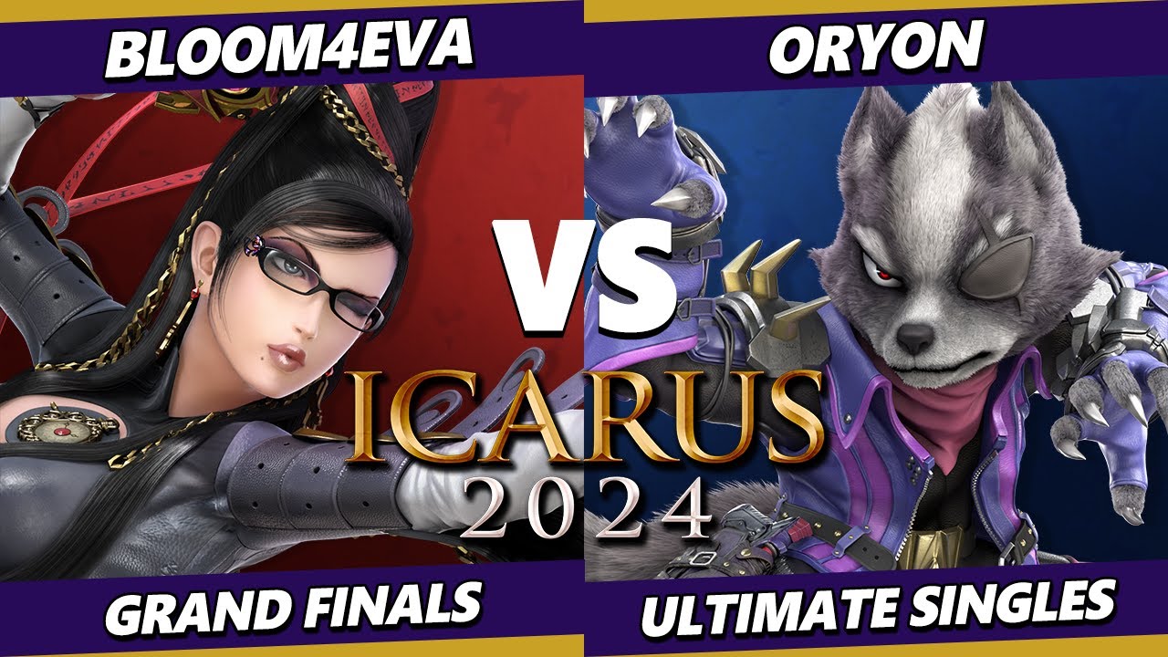 ICARUS 2024 GRAND FINALS - Oryon (Wolf) Vs. Bloom4Eva (Bayonetta) Smash Ultimate - SSBU